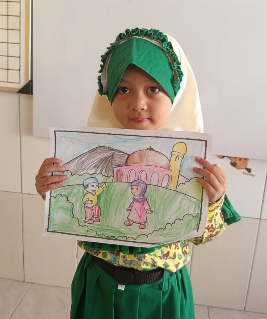 Momentum HAN, Siswa TK ABA 13 Malang Antusias Mewarna-Finger Painting 2