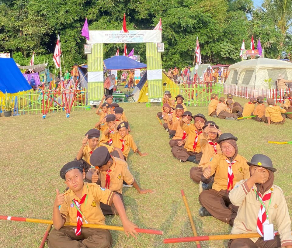 Raih Sepuluh Trophy, Pramuka MD2 Elementary Sumberpucung Juara Umum PERHAKA 1