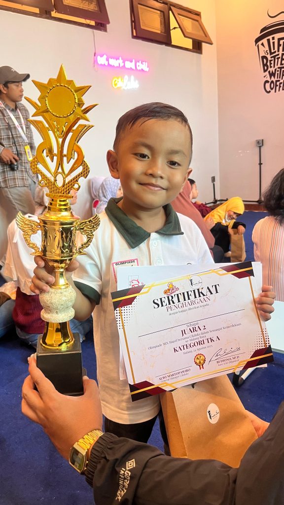 Keunggulan TK ABA 13 Malang, Antar Eshaal Zhafran Juara Olimpiade Mix Mapel 1