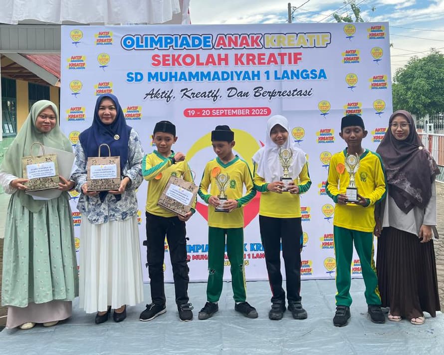 SD Muhammadiyah 1 Langsa Gelar Olimpiade Anak Kreatif 1