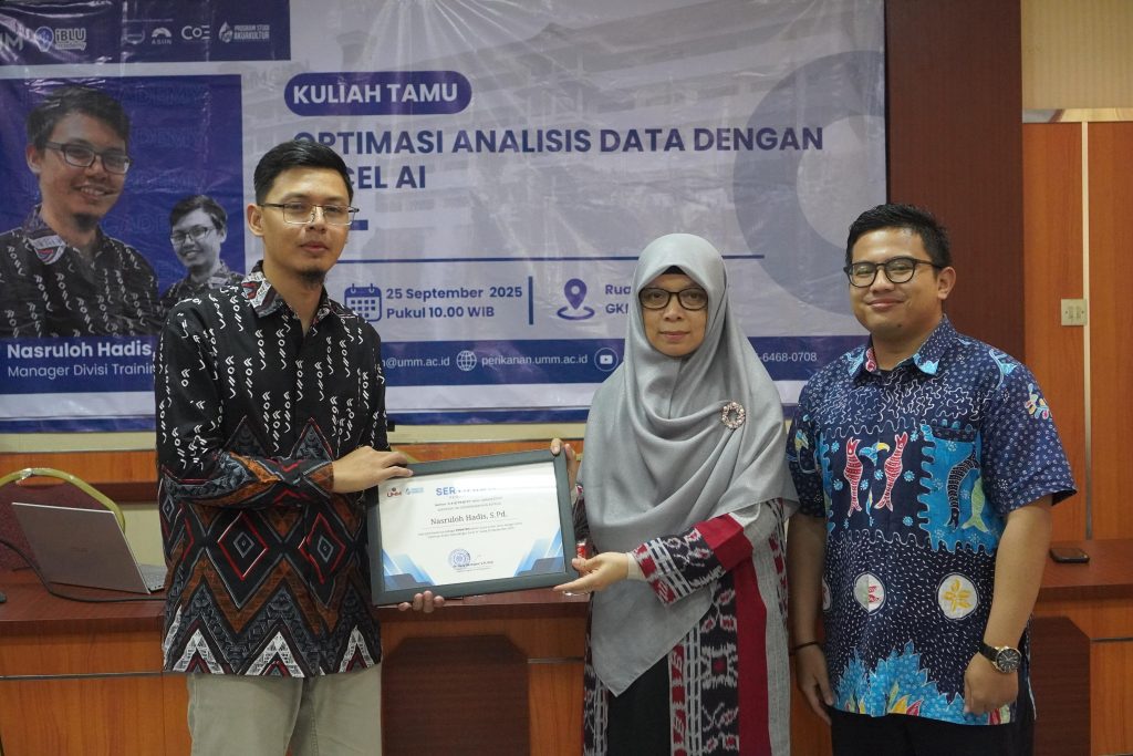 Kuliah Tamu Akuakultur UMM: Optimasi Analisis Data dengan Excel AI 2