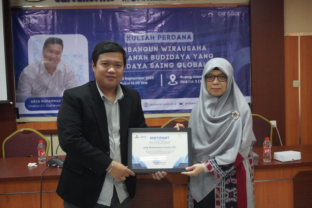 Kuliah Perdana Akuakultur UMM: Membangun Wirausaha Perikanan Budidaya yang Berdaya Saing Global 2