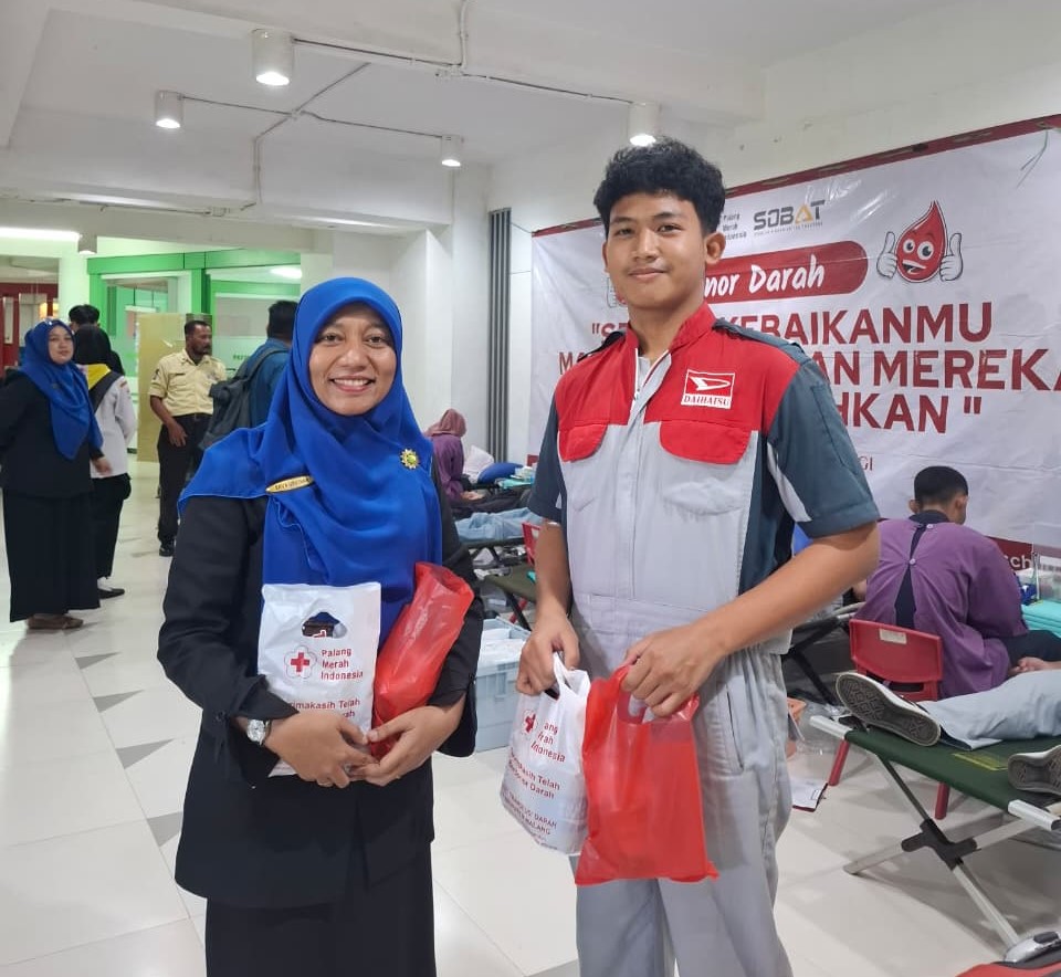 Baksos Donor Darah, PMR WIRA SMK Mutu Gondanglegi Terkumpul 46 Kantong 1