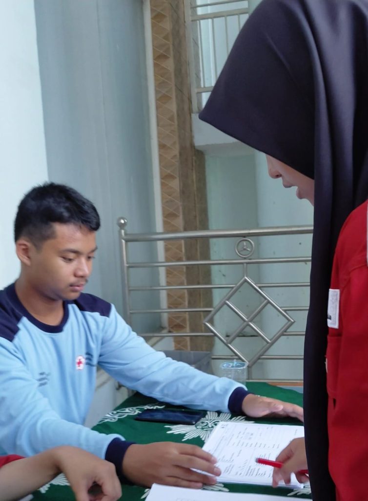 PMR Wira Unit SMK Mugas Baksos Donor Darah 1