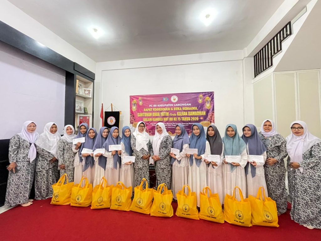 PC IBI Lamongan Gelar Rapat Koordinasi, Santunan Anak Yatim, dan Kajian Ramadhan dalam Rangka HUT IBI ke-75 Tahun 3