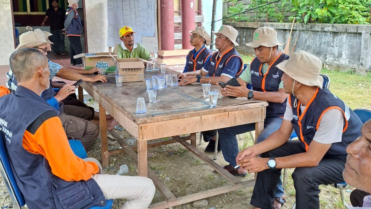 LRB MDMC-LazisMu PDM Abdya Bantu Korban Kebakaran Pasar Kota Fajar Aceh Selatan 1