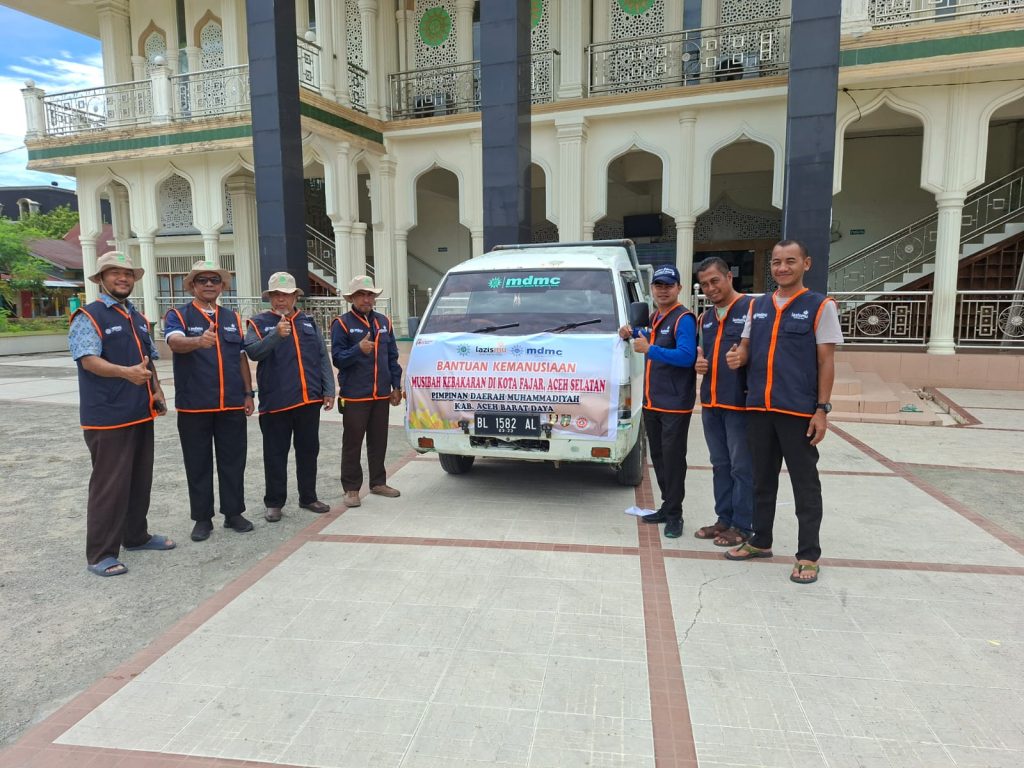 LRB MDMC-LazisMu PDM Abdya Bantu Korban Kebakaran Pasar Kota Fajar Aceh Selatan 2
