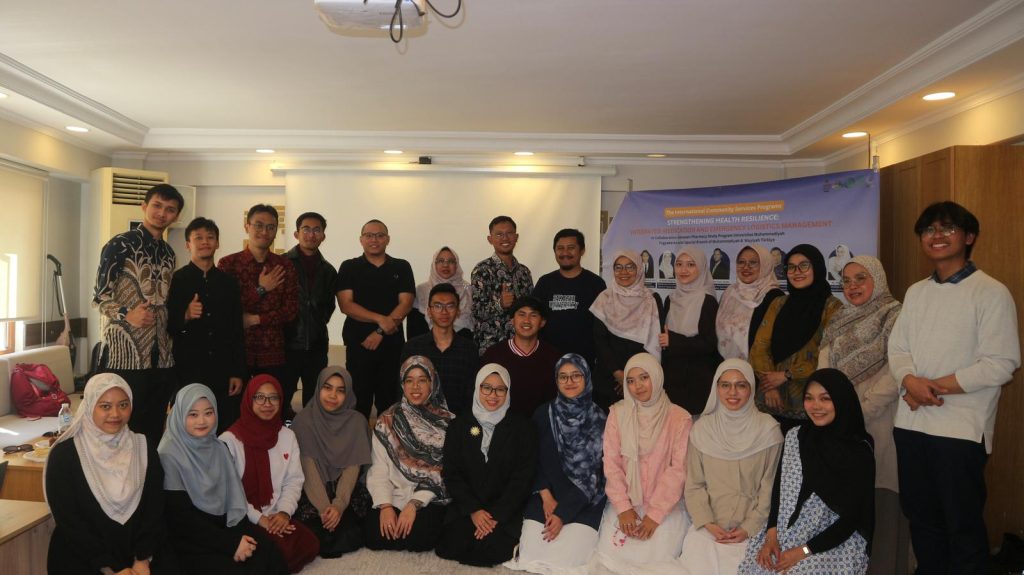 International Community Services Program Universitas Muhammadiyah Yogyakarta Bersama PCIM–PCIA Türkiye dan Sakarya Üniversitesi dalam Penguatan Manajemen Obat dan Logistik Darurat di Tingkat Keluarga 1