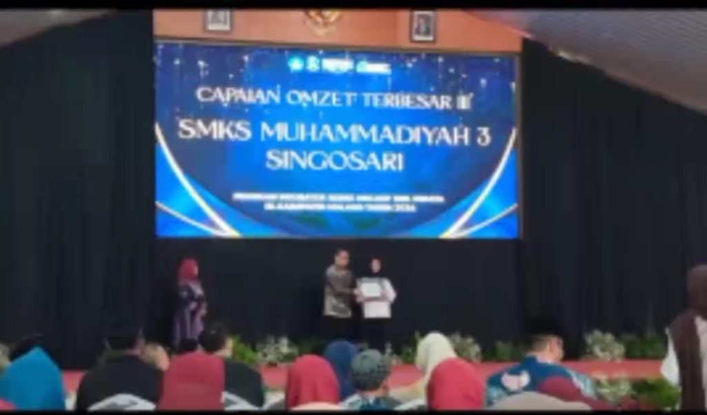 Raih Omzet Terbesar, SMK Mugas Juara Awarding Ajang Talenta dan Prestasi Insan Cendekia Cabdin Kabupaten Malang 2