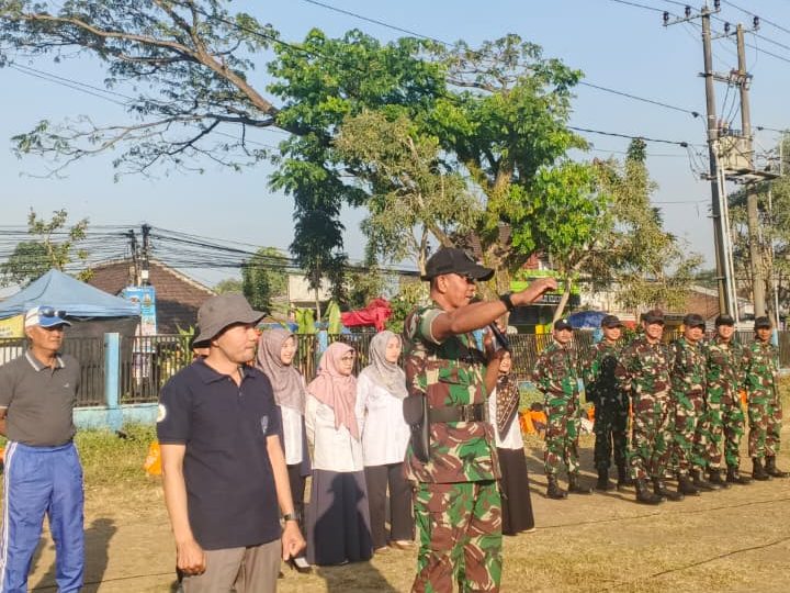 Day 3 MPLS SMK Mugas, Tim KOSTRAD Latih LBB Sosialisasi Program Bela Negara Pada Murid Baru SMK Mugas 1