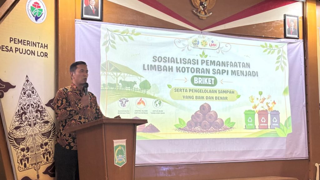 Tim 31 KKN MAs Pujon Lor, Ubah Limbah Sapi Jadi Briket-Launching Bank Sampah 2 Tim 31 KKN MAs Pujon Lor, Ubah Limbah Sapi Jadi Briket-Launching Bank Sampah 2